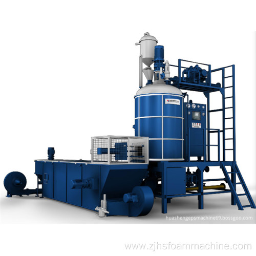 polystyrene beads machinery for material expansion